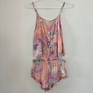 RARE! Spell & the Gypsy Wild Horses Blush Shorts and Cami Set Size Small b188E